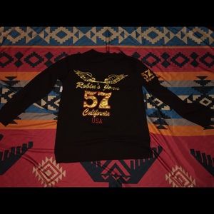 Robin’s jeans brown long sleeve